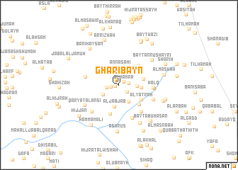 map of Ghāribayn