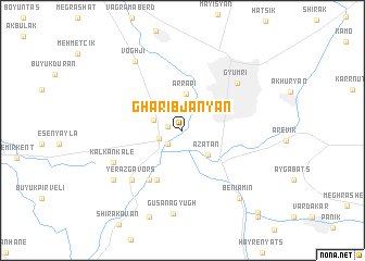 map of Gharibjanyan