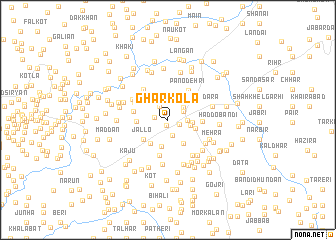 map of Gharkola