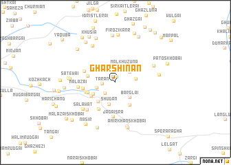 map of Gharshinān