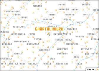 map of Ghar Tal Khurd