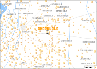 map of Gharūwāla