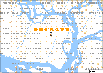 map of Ghāshir Pukurpār