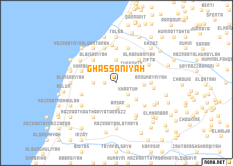 map of Ghassānīyah