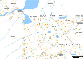 map of Ghāt Gopāl