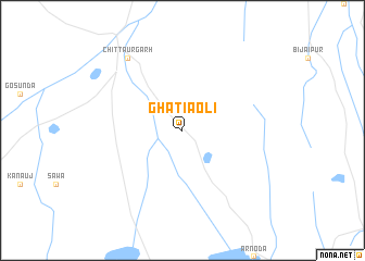 map of Ghātiāoli