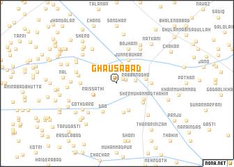 map of Ghausābād