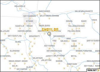 map of Ghaylān