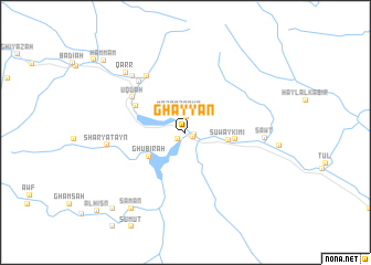 map of Ghayyān