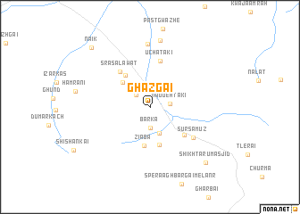 map of Ghazgai