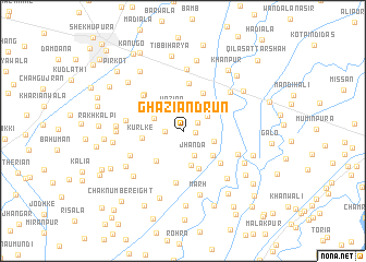 map of Ghāzi Andrūn