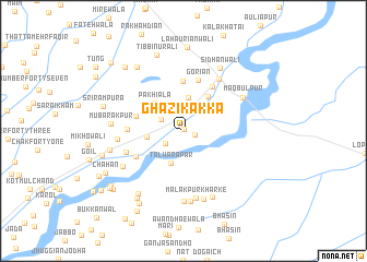 map of Ghāzi Kakka