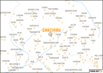 map of Ghāzi Nau
