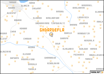 map of Ghdar Defla