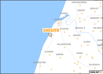 map of Ghedira