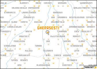 map of Gherăşeşti