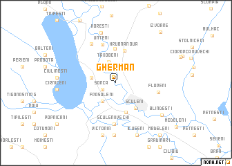 map of Gherman