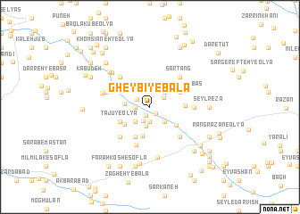 map of Gheybī-ye Bālā