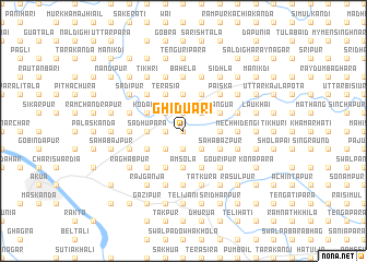 map of Ghiduāri