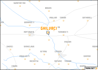 map of Ghilvaci