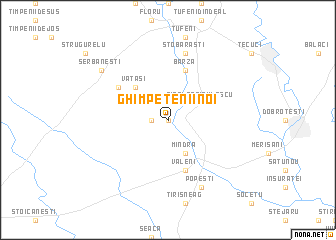 map of Ghimpeţenii Noi