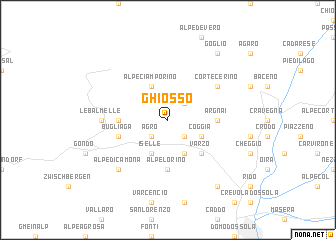 map of Ghiosso