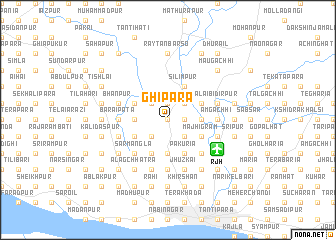 map of Ghipāra