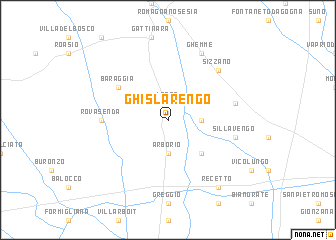 map of Ghislarengo