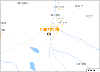 map of Ghobeyrā