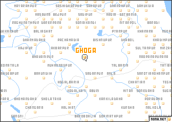 map of Ghoga