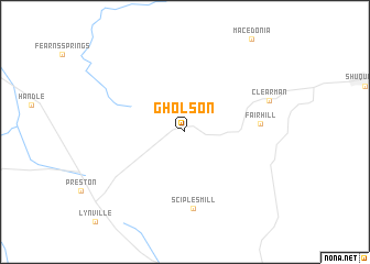 map of Gholson