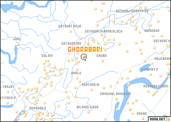 map of Ghorābāri