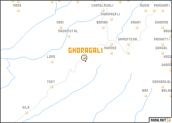 map of Ghora Gali