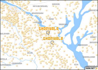 map of Ghoriwāla