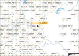 map of Ghoshgaon
