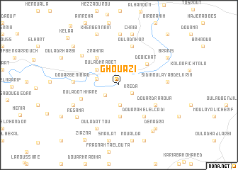 map of Ghouazi