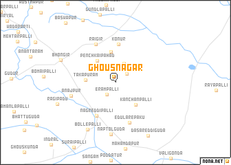 map of Ghousnagar