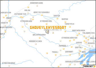 map of Ghoveyleh-ye Sādāt