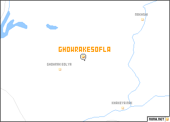 map of Ghowrak-e Soflá
