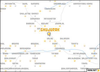 map of Ghūjūrak