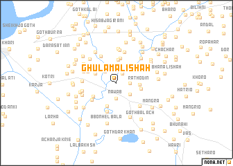 map of Ghulām Ali Shāh