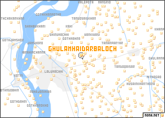 map of Ghulām Haidar Baloch