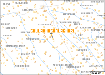 map of Ghulām Hasan Laghāri