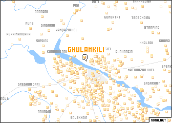 map of Ghulām Kili