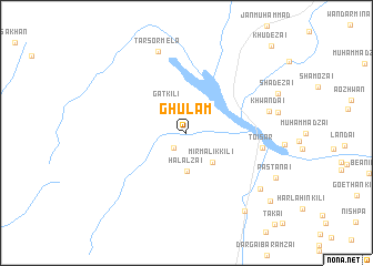 map of Ghulām