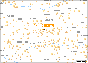 map of Ghulan Kats