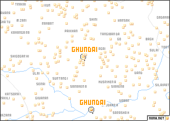 map of Ghundai