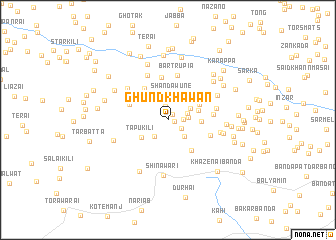 map of Ghund Khawan