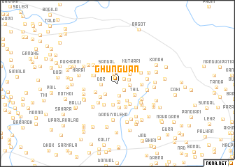 map of Ghūnguān