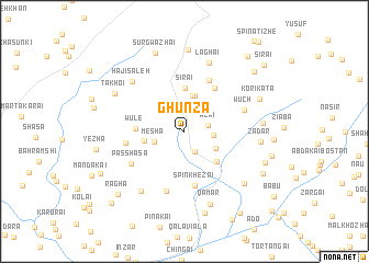 map of Ghunza